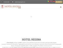 Tablet Screenshot of hotelreginagrado.com